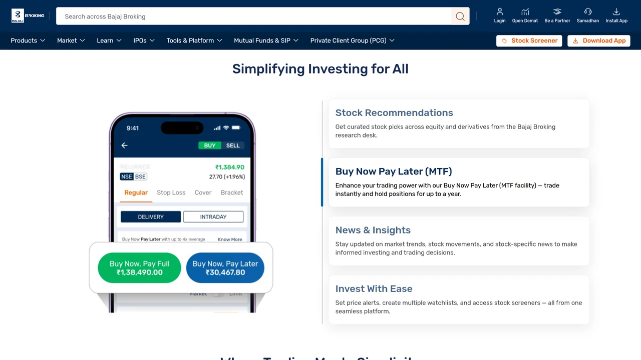 Bajaj Broking Review